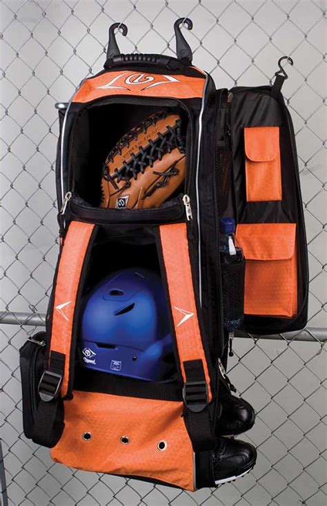 baseball equipment bags.